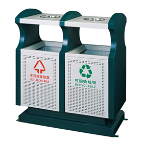 Iron coated waste can for street use HW-70