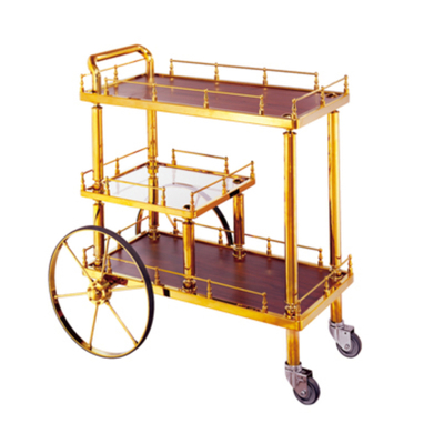Three Layers Service Trolley with Four Wheels (FW-38)