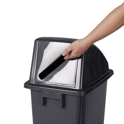 (60L)Plastic Waste Bin for Outdoor Remove Use (KL-004)