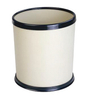 Plastic Waste Bin for room with Leather Coated KL-36