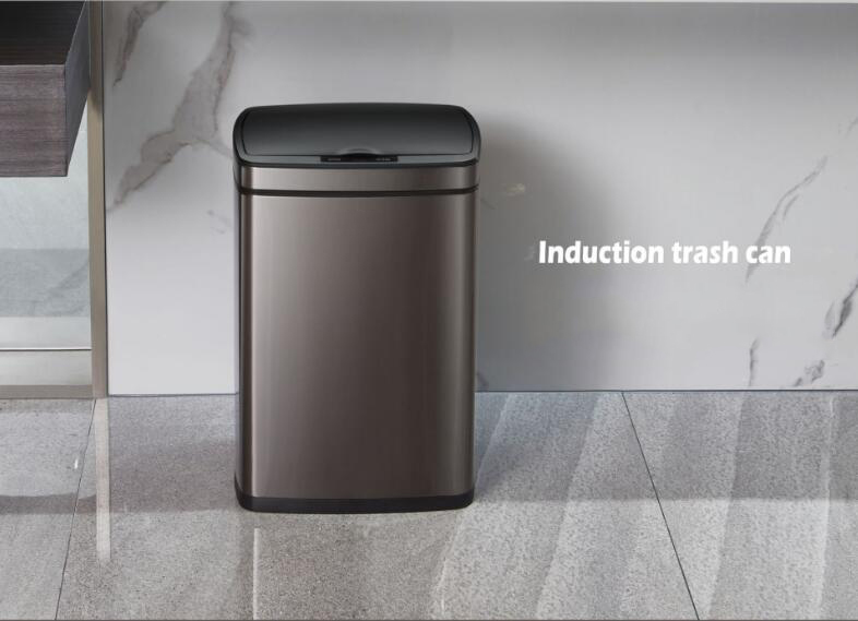 Wholesale HighEnd Intelligent Induction Stainless Steel Trash Can (25