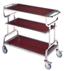 Three Layers Wooden Hotel Wine Trolley Kw-29