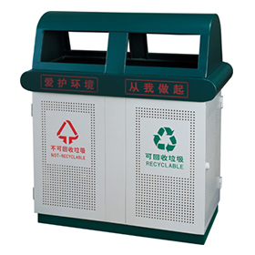 Outdoor waste can with large capacity HW-62