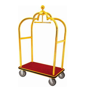 Titanium Baggage Trolley for Lobby with Stainless Steel (XL-03)