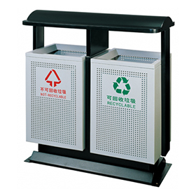 City receptacles collection with iron coated HW-71