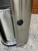 Stainless Steel Wipe Dispenser Trash Can /Gym Wipes Floor Dispenser 
