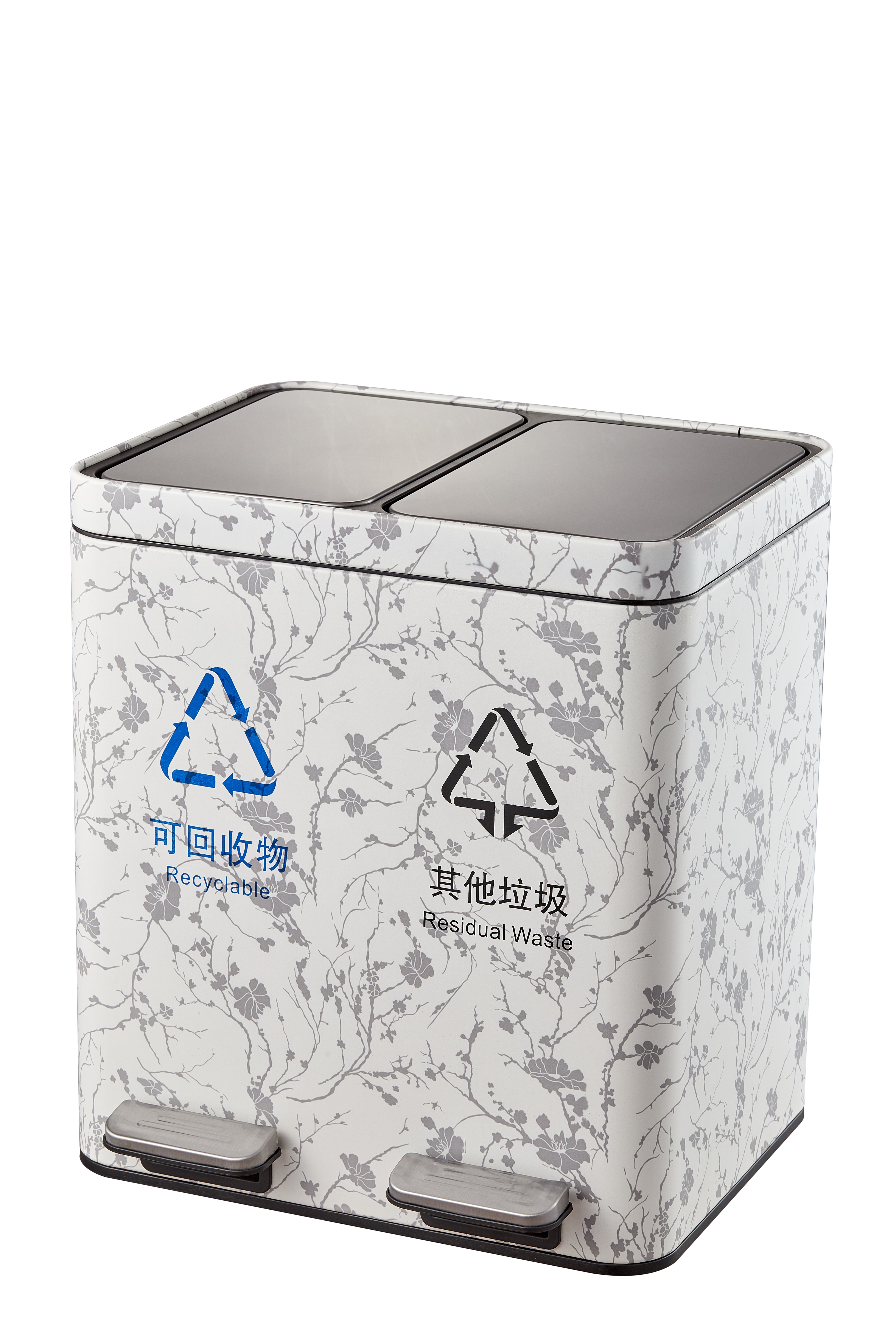 Pedal Control Trash Can for Office Use